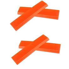 Load image into Gallery viewer, 4pcs Car Cleaning Glass Water Film Soft Rubber Scraper, Short Red, Long Red, Short  Orange, Long Orange