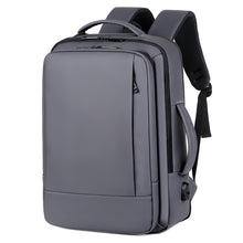 Load image into Gallery viewer, Expandable Business Waterproof Laptop Backpack With USB Port