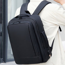 Load image into Gallery viewer, Expandable Business Waterproof Laptop Backpack With USB Port