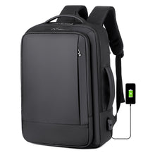 Load image into Gallery viewer, Expandable Business Waterproof Laptop Backpack With USB Port
