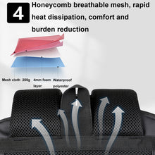 Load image into Gallery viewer, Expandable Business Waterproof Laptop Backpack With USB Port