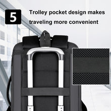 Load image into Gallery viewer, Expandable Business Waterproof Laptop Backpack With USB Port