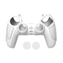 Load image into Gallery viewer, For PS5 Gamepad Silicone Protective Case Anti-Skid Soft Silicone Cover, White, Blue, Black, White+2 Hats, Blue+2 Hats, Black+2 Hats, White+8 Hats, Blue+8 Hats, Black+8 Hats