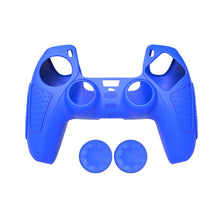 Load image into Gallery viewer, For PS5 Gamepad Silicone Protective Case Anti-Skid Soft Silicone Cover, White, Blue, Black, White+2 Hats, Blue+2 Hats, Black+2 Hats, White+8 Hats, Blue+8 Hats, Black+8 Hats