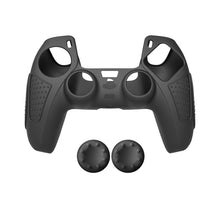 Load image into Gallery viewer, For PS5 Gamepad Silicone Protective Case Anti-Skid Soft Silicone Cover, White, Blue, Black, White+2 Hats, Blue+2 Hats, Black+2 Hats, White+8 Hats, Blue+8 Hats, Black+8 Hats