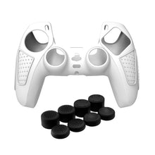 Load image into Gallery viewer, For PS5 Gamepad Silicone Protective Case Anti-Skid Soft Silicone Cover, White, Blue, Black, White+2 Hats, Blue+2 Hats, Black+2 Hats, White+8 Hats, Blue+8 Hats, Black+8 Hats