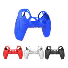 Load image into Gallery viewer, For PS5 Gamepad Silicone Protective Case Anti-Skid Soft Silicone Cover, White, Blue, Black, White+2 Hats, Blue+2 Hats, Black+2 Hats, White+8 Hats, Blue+8 Hats, Black+8 Hats