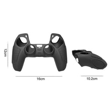 Load image into Gallery viewer, For PS5 Gamepad Silicone Protective Case Anti-Skid Soft Silicone Cover, White, Blue, Black, White+2 Hats, Blue+2 Hats, Black+2 Hats, White+8 Hats, Blue+8 Hats, Black+8 Hats