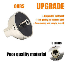 Load image into Gallery viewer, Oven Stove Knob Assembly For AEZ73453509/AEZ72909008, 1pcs 6.3mm D Shape