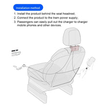 Load image into Gallery viewer, Car Cigarette Lighter Rear Seat Retractable Dual-Wire Charger, Car Charger