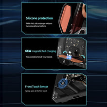 Load image into Gallery viewer, 15W QI Protocol Wireless Car Charger Smart Induction Phone Holder, Black, Silver