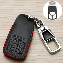 Load image into Gallery viewer, Car Folding Key Cover Multifunctional Keychain Anti-lost Number Plate, For Audi A, For Audi B, For Audi C, For Audi D