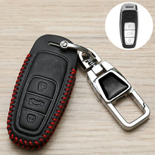 Load image into Gallery viewer, Car Folding Key Cover Multifunctional Keychain Anti-lost Number Plate, For Audi A, For Audi B, For Audi C, For Audi D