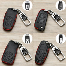 Load image into Gallery viewer, Car Folding Key Cover Multifunctional Keychain Anti-lost Number Plate, For Audi A, For Audi B, For Audi C, For Audi D