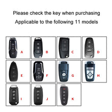 Load image into Gallery viewer, For Ford Car Key Cover Keychain Anti-lost Number Plate, A, B, C, D, E, F, G, H, I, J, K