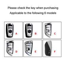 Load image into Gallery viewer, For BMW Car Key Cover Multifunctional Keychain Anti-Lost Number Plate, A, B, C, D, E, F