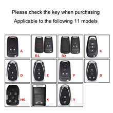 Load image into Gallery viewer, For Chevrolet Car Key Cover Multifunctional Keychain Anti-lost Number Plate, A, B1, B2, C, D, E, F, G, H6, X, Y