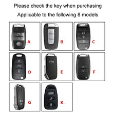 Load image into Gallery viewer, For Kia Car Key Cover Multifunctional Keychain Anti-lost Number Plate, A, B, C, D, E, F, G, K