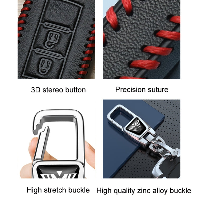 For Volvo Car Key Cover Multifunctional Keychain Anti-lost Number Plate