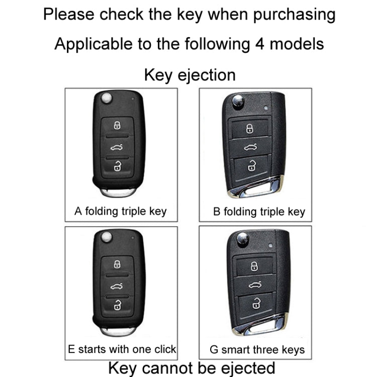 For Skoda Car Key Cover Multifunctional Keychain Anti-lost Number Plate, A, B, E, G