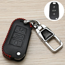 Load image into Gallery viewer, For Citroen Car Key Cover Multifunctional Keychain Anti-lost Number Plate, A, B, C, D