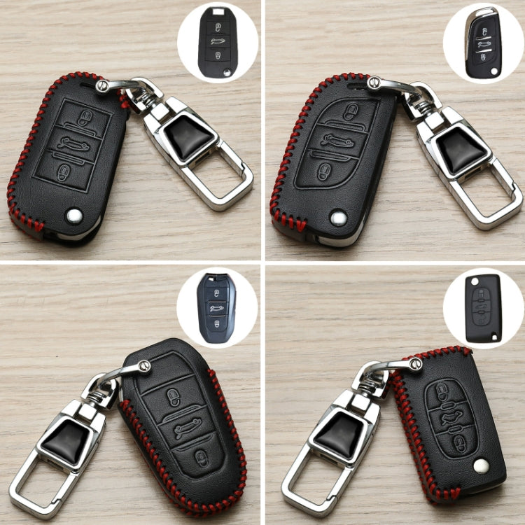 For Citroen Car Key Cover Multifunctional Keychain Anti-lost Number Plate, A, B, C, D