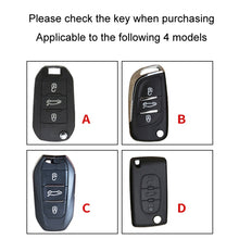 Load image into Gallery viewer, For Citroen Car Key Cover Multifunctional Keychain Anti-lost Number Plate, A, B, C, D