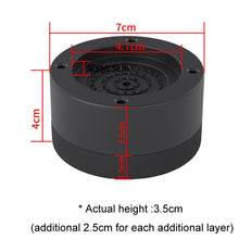 Load image into Gallery viewer, Washing Machine Base Non-Slip Heightening Fixed Shock-Absorbing Foot Pads, Black 3.5cm, Black 6cm, Black 8.5cm