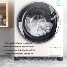 Load image into Gallery viewer, Washing Machine Base Non-Slip Heightening Fixed Shock-Absorbing Foot Pads, Black 3.5cm, Black 6cm, Black 8.5cm