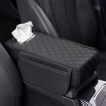 Load image into Gallery viewer, Car Armrest Box Booster Pad Widened Interior Tissue Box, Black, Volcanic Red, Mocha Brown, Beige, Black Red, Gray, Brown