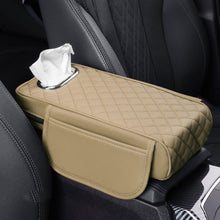 Load image into Gallery viewer, Car Armrest Box Booster Pad Widened Interior Tissue Box, Black, Volcanic Red, Mocha Brown, Beige, Black Red, Gray, Brown