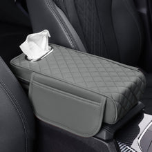 Load image into Gallery viewer, Car Armrest Box Booster Pad Widened Interior Tissue Box, Black, Volcanic Red, Mocha Brown, Beige, Black Red, Gray, Brown