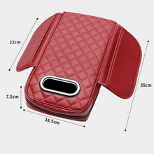 Load image into Gallery viewer, Car Armrest Box Booster Pad Widened Interior Tissue Box, Black, Volcanic Red, Mocha Brown, Beige, Black Red, Gray, Brown