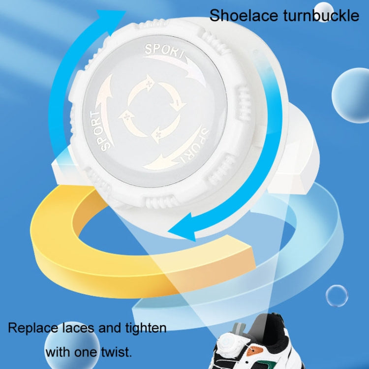 Swivel No-Tie Shoe Buckle Outdoor Sports Shoe Lace Accessories Anti-fall Wire Buckle