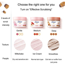 Load image into Gallery viewer, Dove Body Scrub Gentle Moisturizing Cleansing Exfoliating Body Polish