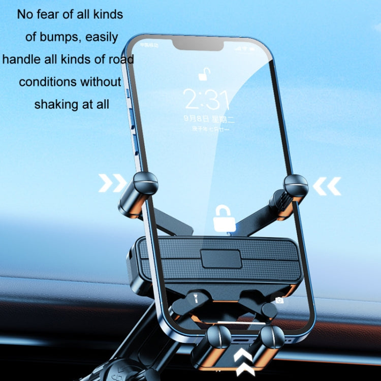 Car Mobile Phone Holder Navigation Air Outlet Support Fixed Bracket, Extension Pole, Triangular Hook, Metal Hook
