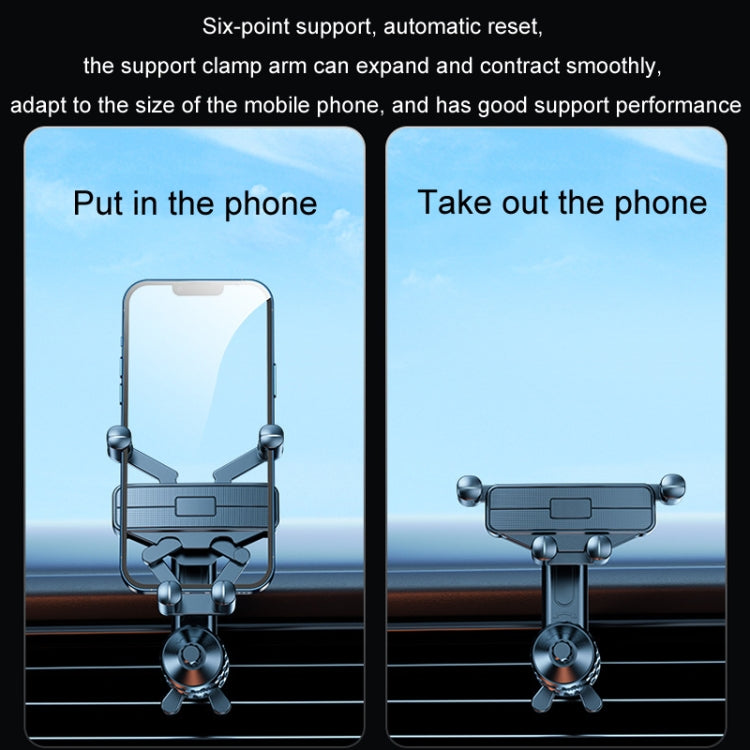Car Mobile Phone Holder Navigation Air Outlet Support Fixed Bracket, Extension Pole, Triangular Hook, Metal Hook