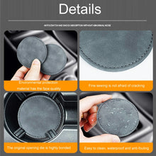 Load image into Gallery viewer, 2pcs/ Set Car Suede Anti-Slip Water Coaster Car Interior Decoration