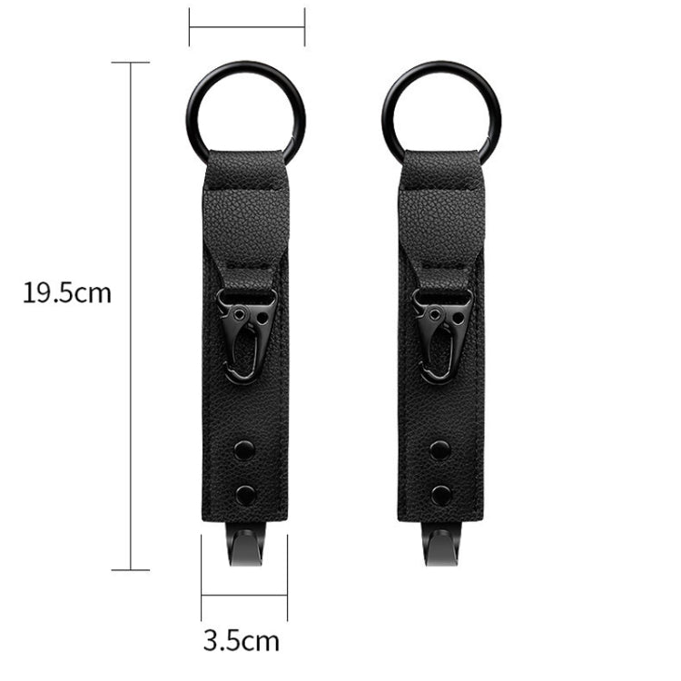 Car Seat Back Multifunctional Storage Metal Hook