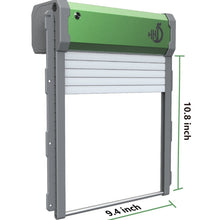 Load image into Gallery viewer, Solar Powered Automatic Chicken Coop Door 4 Modes Automatic Chicken Door with Remote Control, Solar