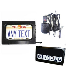 Load image into Gallery viewer, EU Standard Motorcycle License Plate Roller Shutter Cover Frame