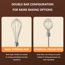 Load image into Gallery viewer, Wireless Mini Handheld Multi-Function Electric Stirring Mixer, Single Stick Khaki, Single Stick Beige, Double Stick Khaki, Double Stick Beige