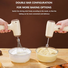 Load image into Gallery viewer, Wireless Mini Handheld Multi-Function Electric Stirring Mixer, Single Stick Khaki, Single Stick Beige, Double Stick Khaki, Double Stick Beige