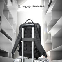 Load image into Gallery viewer, Bopai First-Layer Cowhide Business Commuter Waterproof And Lightweight Laptop Backpack, 61-122731, 61-122721