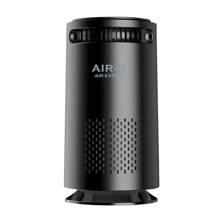 Car Negative Ion Air Purifier Odor Removal Aromatherapy, Black, White