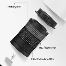 Load image into Gallery viewer, Car Negative Ion Air Purifier Odor Removal Aromatherapy, Black, White
