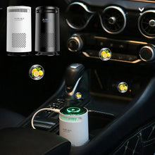 Load image into Gallery viewer, Car Negative Ion Air Purifier Odor Removal Aromatherapy, Black, White