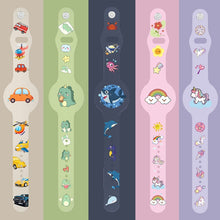 Load image into Gallery viewer, For AirTag 2nd Gen / AirTag 1st Gen Cartoon Watch Strap Locator Silicone Protective Cover Anti-Lost Device Case