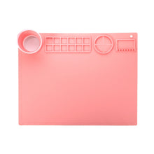 Load image into Gallery viewer, 50x40cm Silicone Double Bowl Painting Pad Graffiti Oil Painting Mat Erasable and Washable Silicone Pad