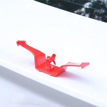Load image into Gallery viewer, Car Mini Rear Wing Without Punching Decorative Stickers, Black Without Wind Blades, White Without Wind Leaves, Red Without Wind Leaves, Black With Wind Leaves, White With Wind Leaves, Red With Wind Leaves